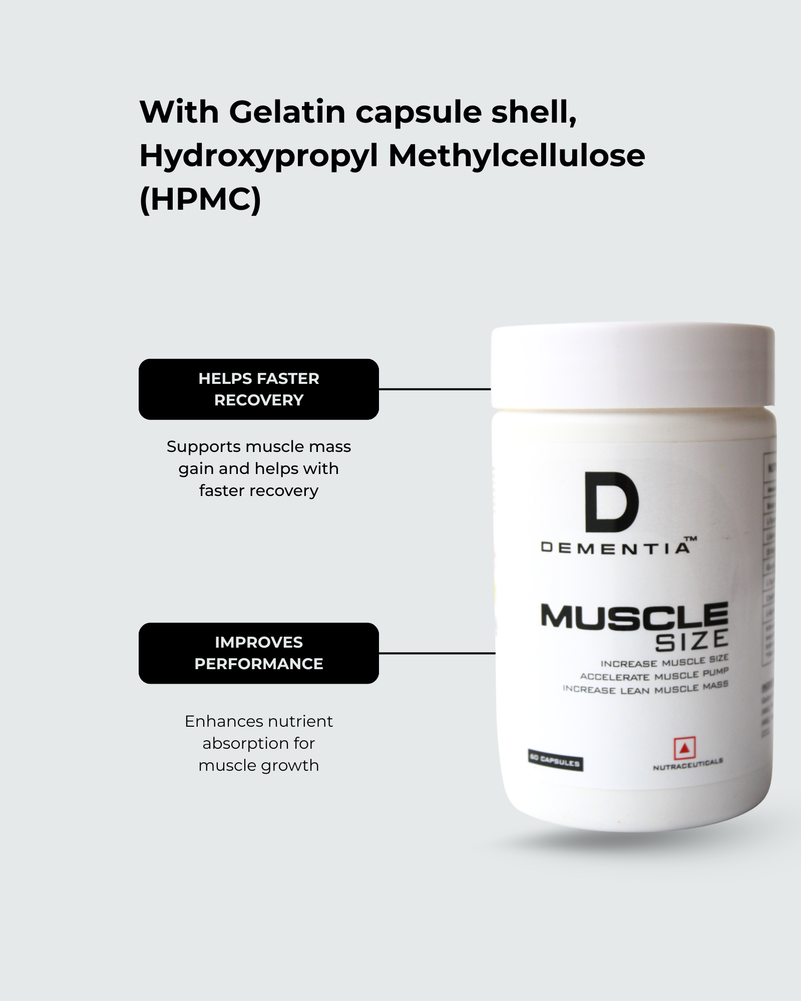 Dementia Muscle Size (60 Capsules) - Image 3